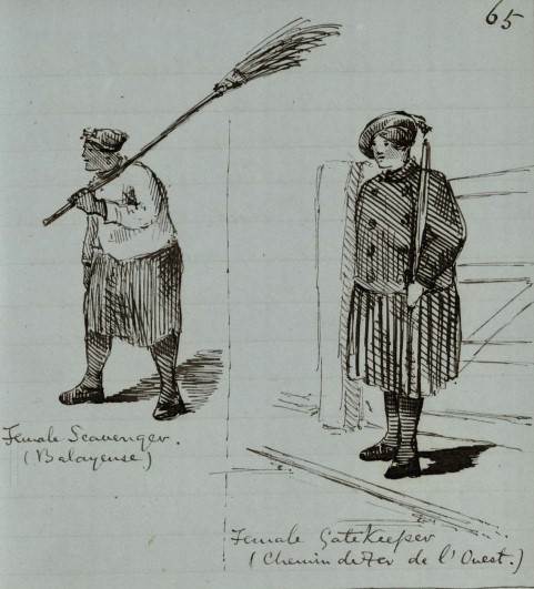 'Female scavenger' and 'Female Gatekeeper', © Trinity College, Cambridge